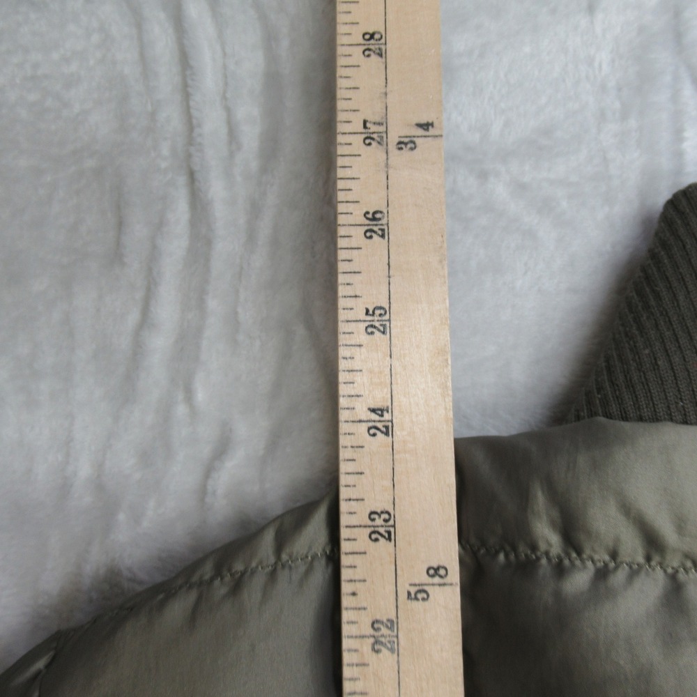 The North Face Down Jacket Womens Medium Green 600 Insulated Quilted Puff THICK - Picture 11 of 14